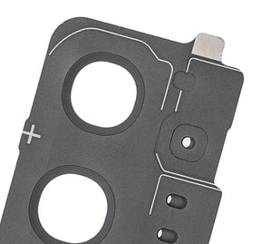 Back Camera Lens Replacement With Cover Bezel Ring Compatible For Samsung Galaxy S20 / S20 5G (Cosmic Gray)
