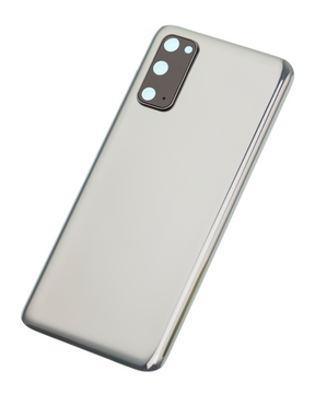 Back Cover Glass With Camera Lens Compatible For Samsung Galaxy S20 Replacement  (No Logo) (Vemake) (Cosmic Gray)