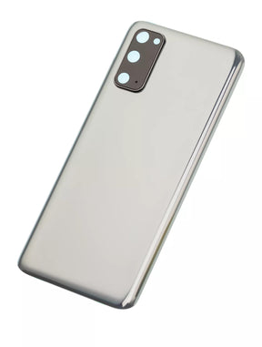 Replacement Back Cover Glass With Camera Lens Compatible For Samsung Galaxy S20 (Service Pack) (Cosmic Gray)