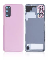 Back Cover Glass With Camera Lens Compatible For Samsung Galaxy S20 Replacement  (No Logo) (Vemake) (Cloud Pink)