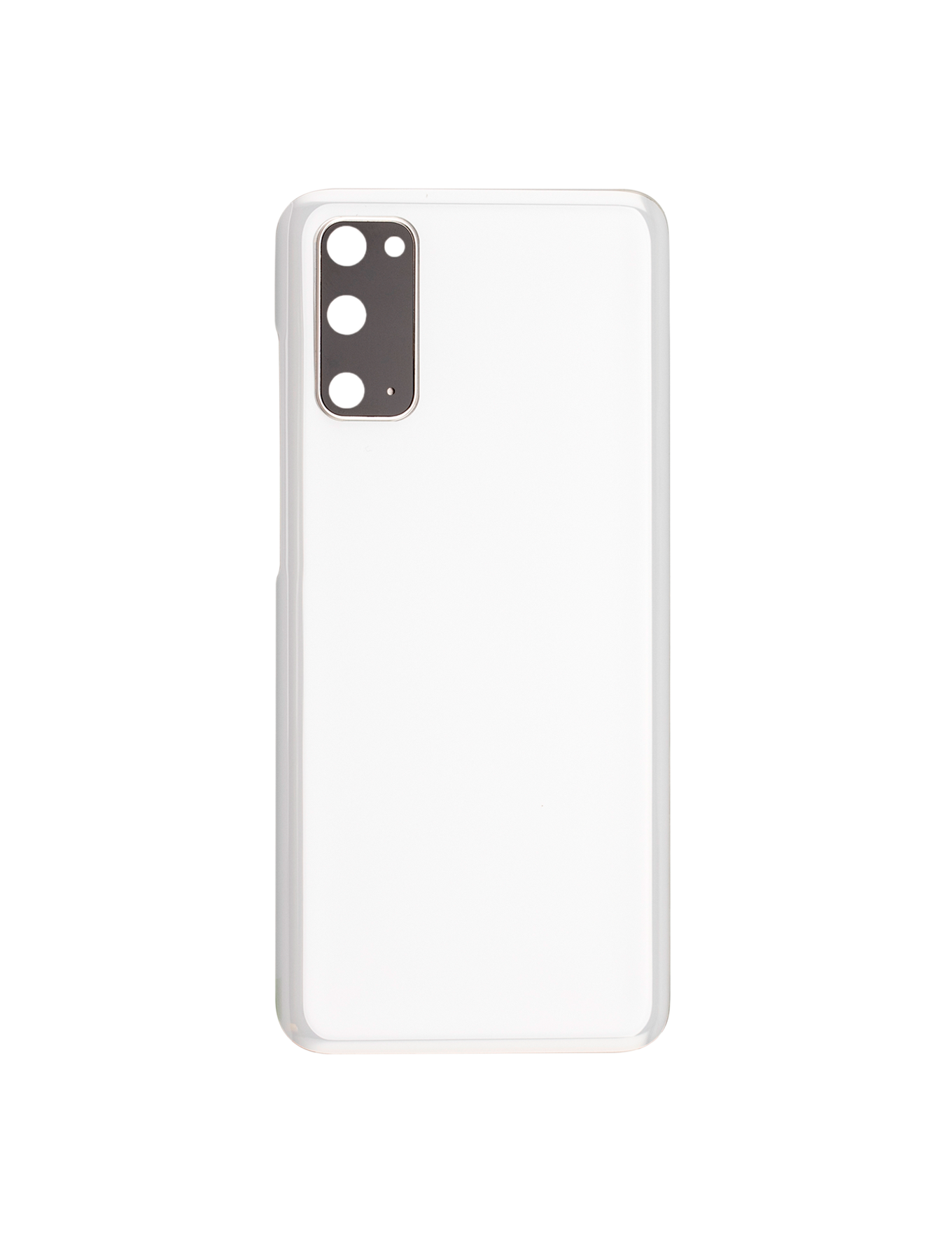 Back Cover Glass With Camera Lens Compatible For Samsung Galaxy S20 Replacement  (No Logo) (Vemake) (Cloud White)