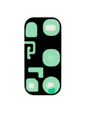 Replacement Back Camera Lens With Cover Bezel Ring Compatible For Samsung Galaxy S20 / S20 5G (Cosmic Black)