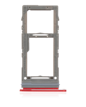 Replacement Single Sim Card Tray Compatible For Samsung Galaxy S20 / S20 Plus / S20 Ultra 5G (Aura Red)