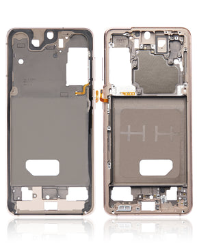 Replacement Mid-Frame Housing Compatible For Samsung Galaxy S21 5G (Phantom Pink)