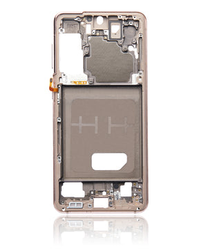 Replacement Mid-Frame Housing Compatible For Samsung Galaxy S21 5G (Phantom Pink)