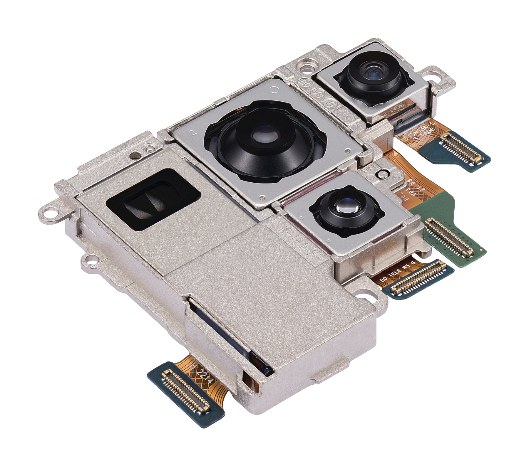 Back Camera Assembly (Wide & Periscope & Ultra Wide & Telephoto) Compatible For Samsung Galaxy S22 Ultra 5G Replacement by MacFactory.Store