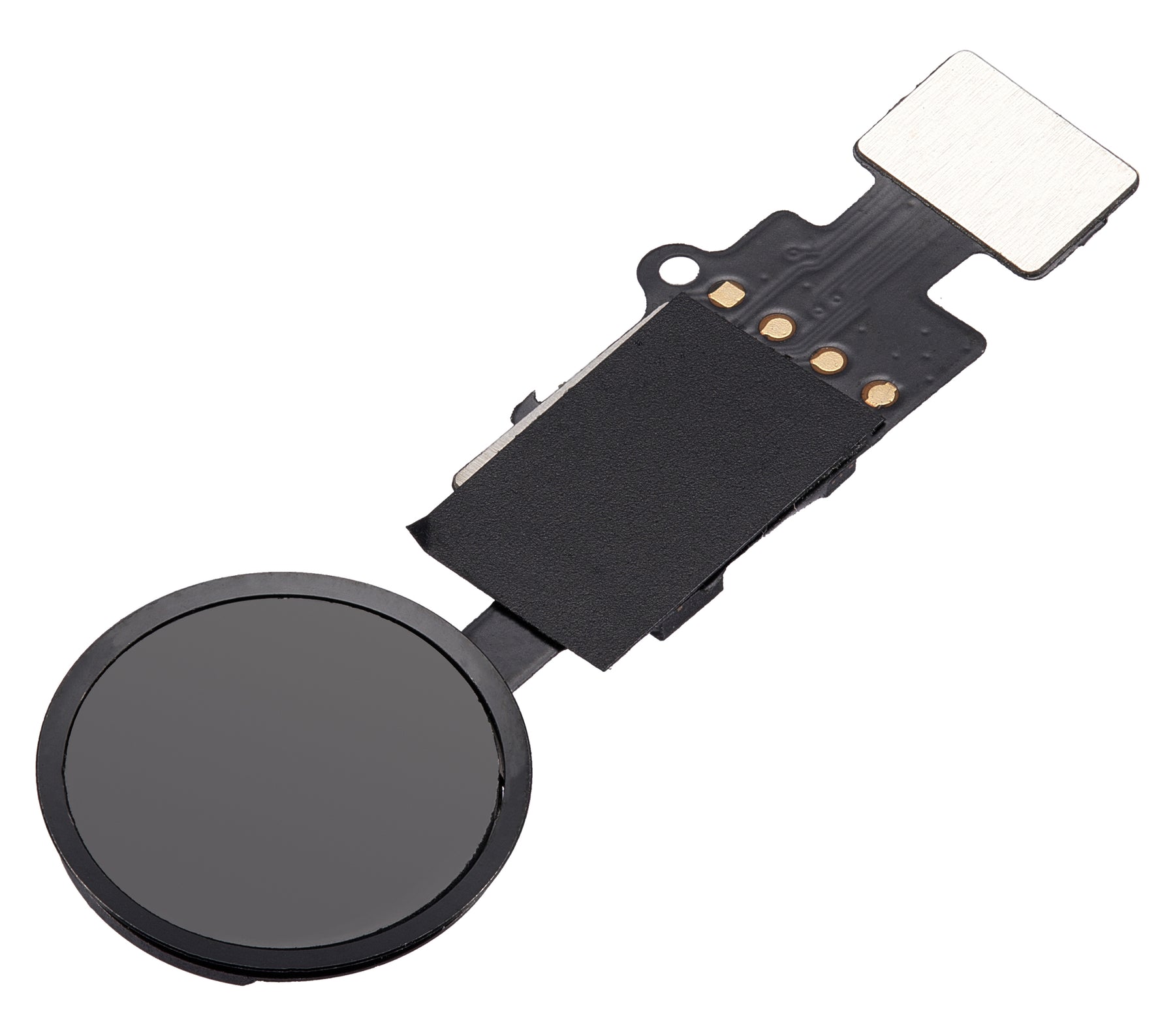 Home Button Solution Compatible For iPhone 7 / 7 Plus / 8 / 8 Plus / SE (2020) / SE (2022) (Jet / Matte Black) (Version 8.1 / JCID / Individually Tested For Functionality)