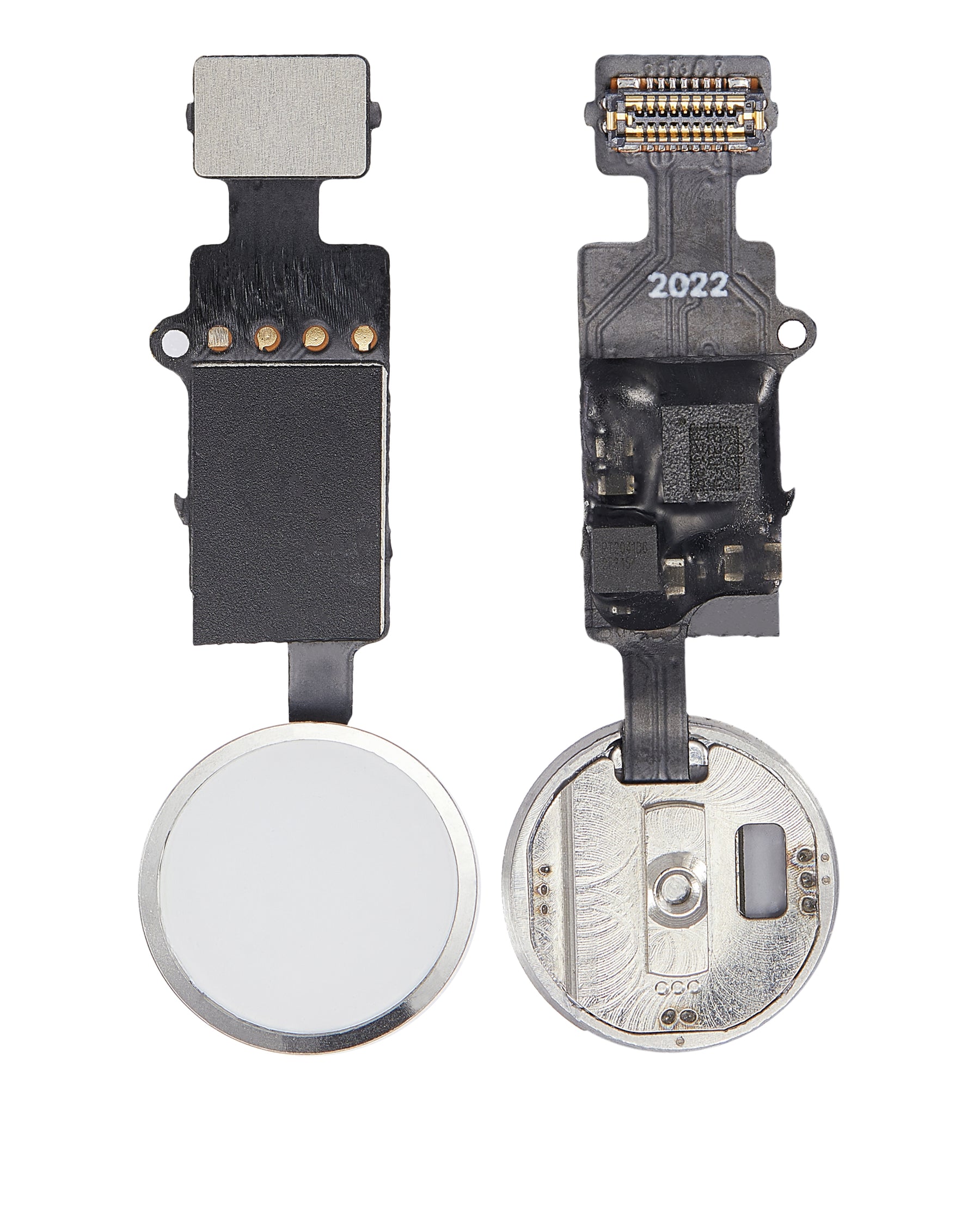 Home Button Solution Compatible For iPhone 7 / 7 Plus / 8 / 8 Plus / SE (2020) / SE (2022) (Silver) (Version 8.1 / JCID / Individually Tested For Functionality)