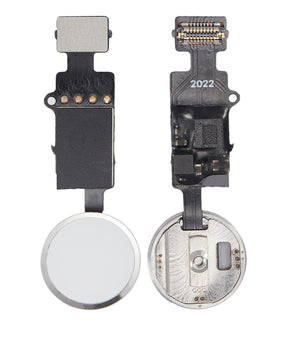 Home Button Solution Compatible For iPhone 7 / 7 Plus / 8 / 8 Plus / SE (2020) / SE (2022) (Silver) (Version 8.1 / JCID / Individually Tested For Functionality)