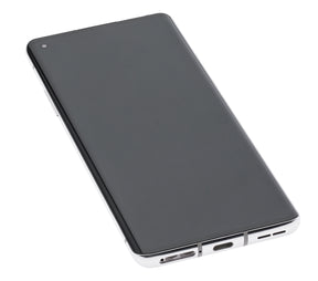 Replacement OLED Assembly With Frame Compatible For OnePlus 8 / 5G (Non-Verizon 5G UW Frame) (Refurbished) (Polar Silver)