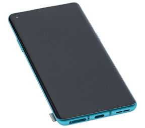 Replacement OLED Assembly With Frame Compatible For OnePlus 8 / 5G (Non-Verizon 5G UW Frame) (Refurbished) (Glacial Green)