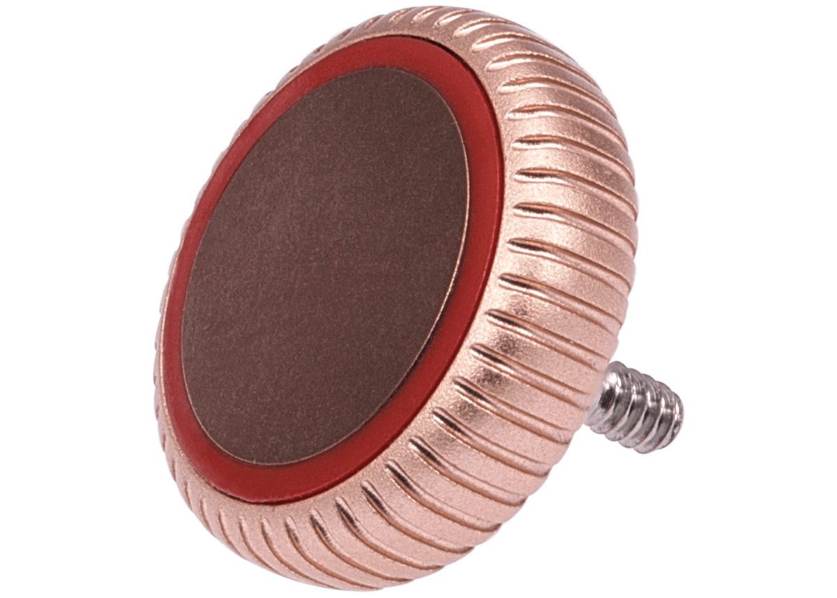 Crown Nut Compatible For Watch Series 4 / Series 5 / Series 6 (40MM / 44MM) (LTE Version) (Gold)