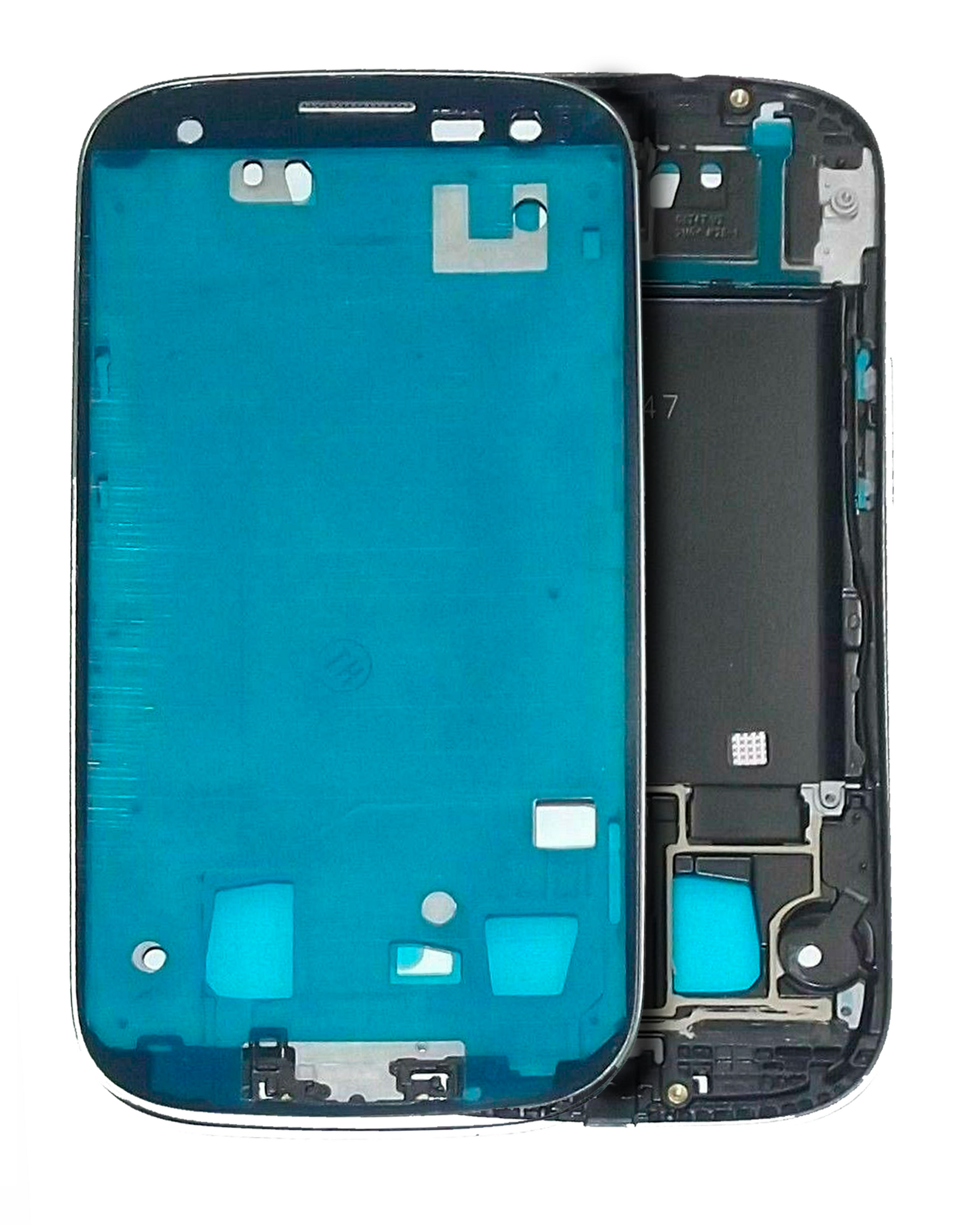 LCD Frame Replacement  Compatible For Samsung Galaxy S3 (AT&T / T-Mobile) (I747 / T999) (White)