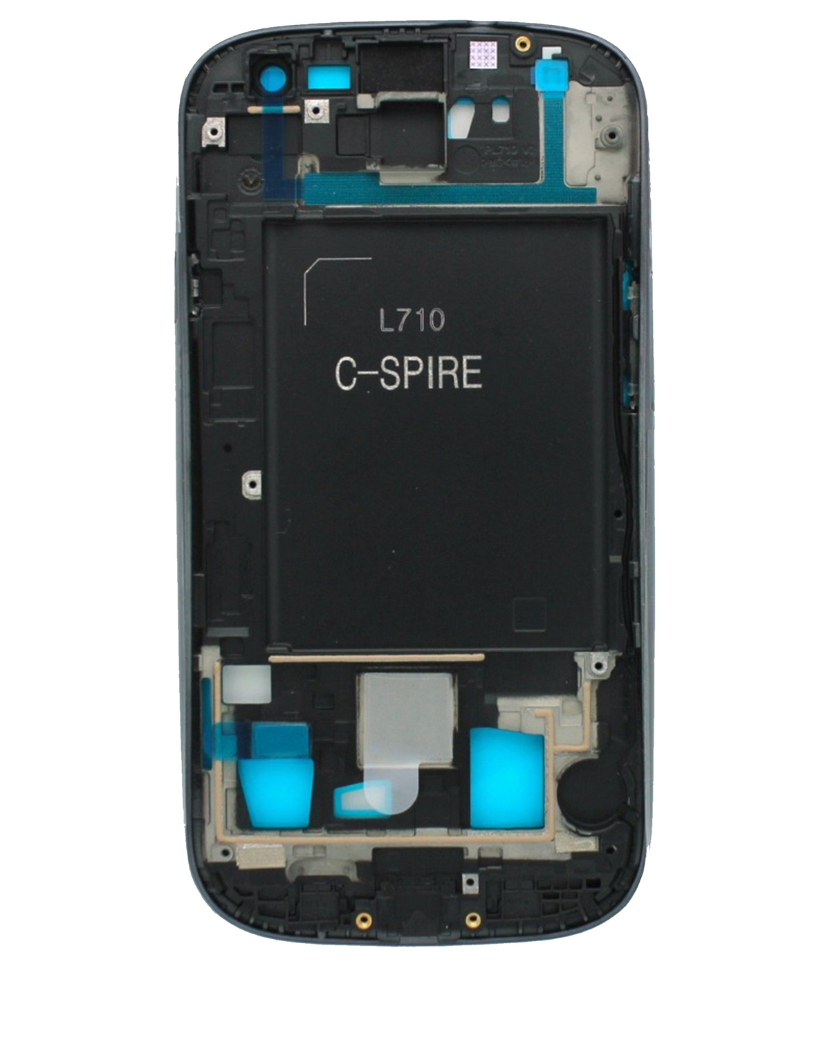 Replacement LCD Frame Compatible For Samsung Galaxy S3 (Sprint) (L710) (Blue)