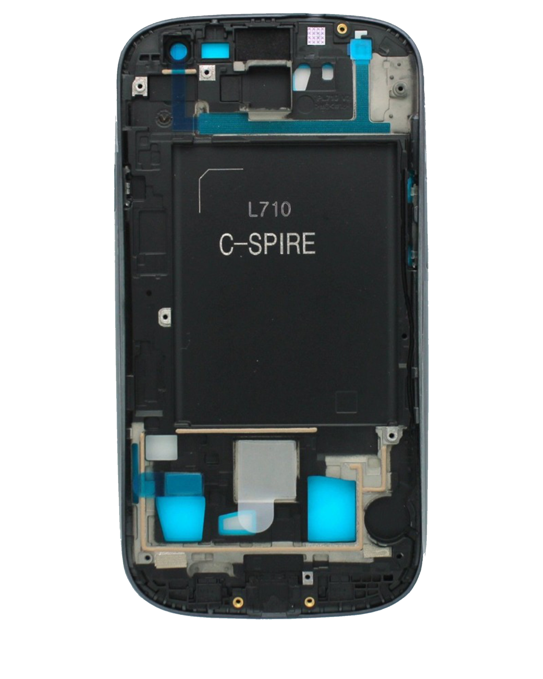 Replacement LCD Frame Compatible For Samsung Galaxy S3 (Sprint) (L710) (Blue)