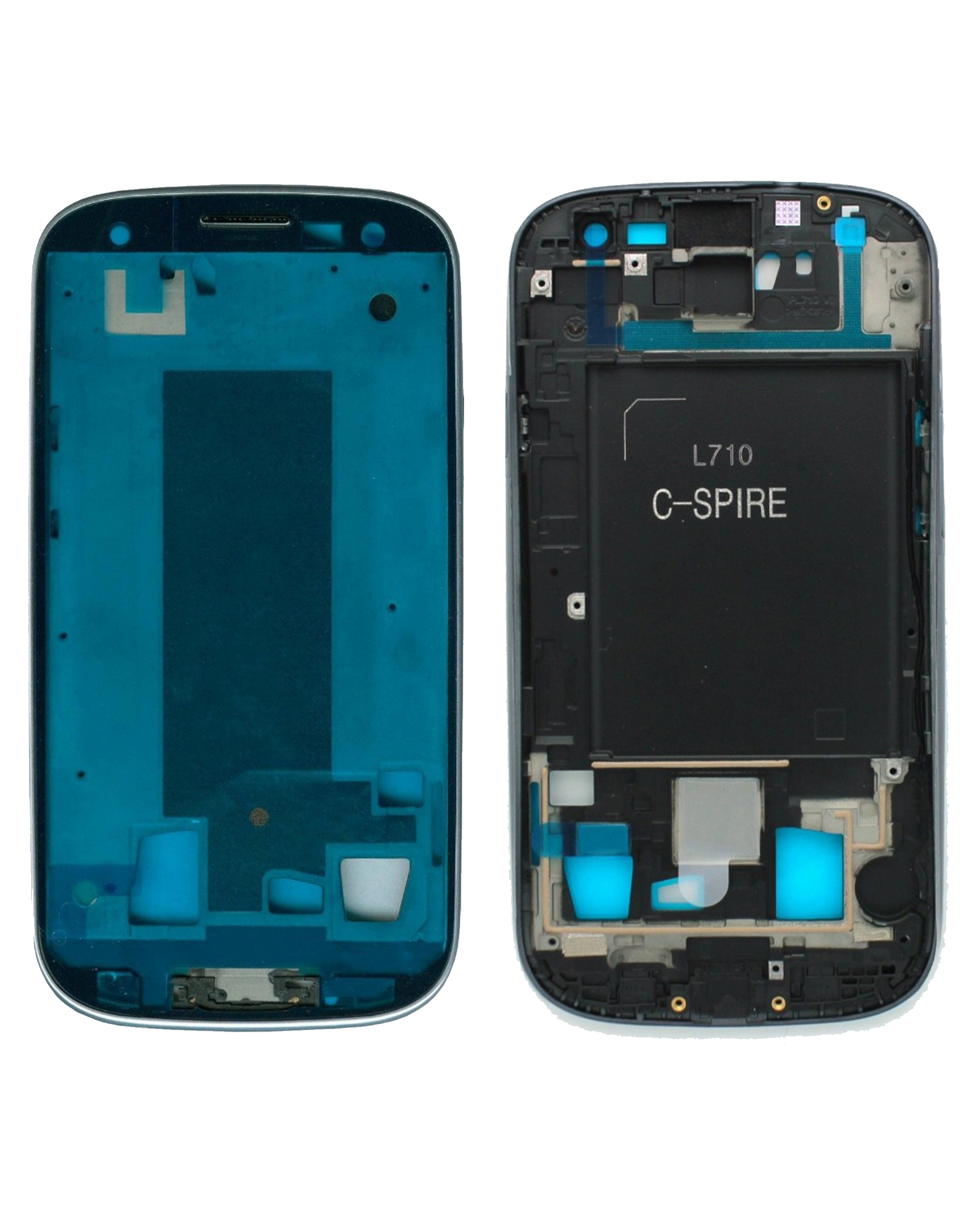 Replacement LCD Frame Compatible For Samsung Galaxy S3 (Sprint) (L710) (Blue)