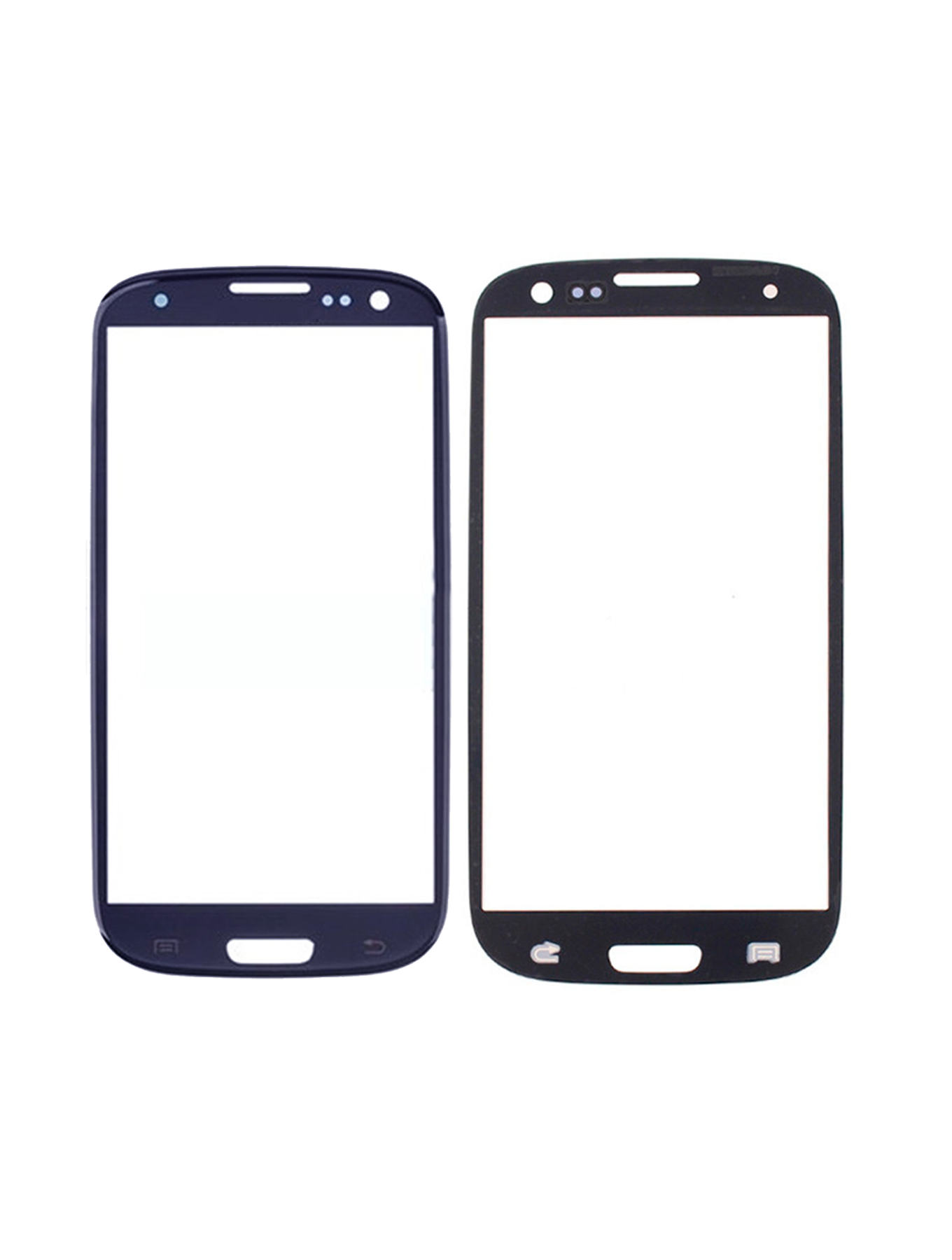 Replacement Front Glass Compatible For Samsung Galaxy S3 (Blue)