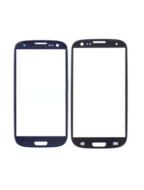 Replacement Front Glass Compatible For Samsung Galaxy S3 (Blue)
