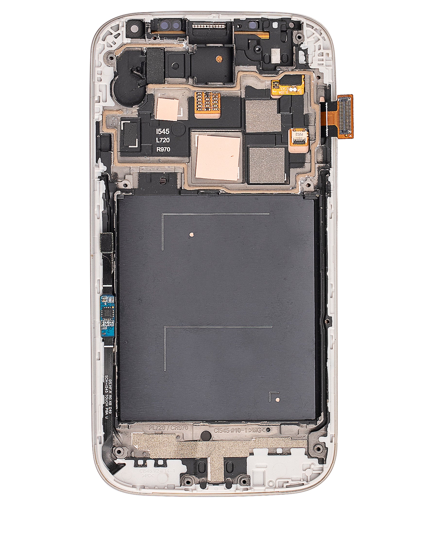 Replacement OLED Assembly With Frame Compatible For Samsung Galaxy S4 (i545 / L720 / R970) (Verizon & Sprint) (Refurbished) (Black)