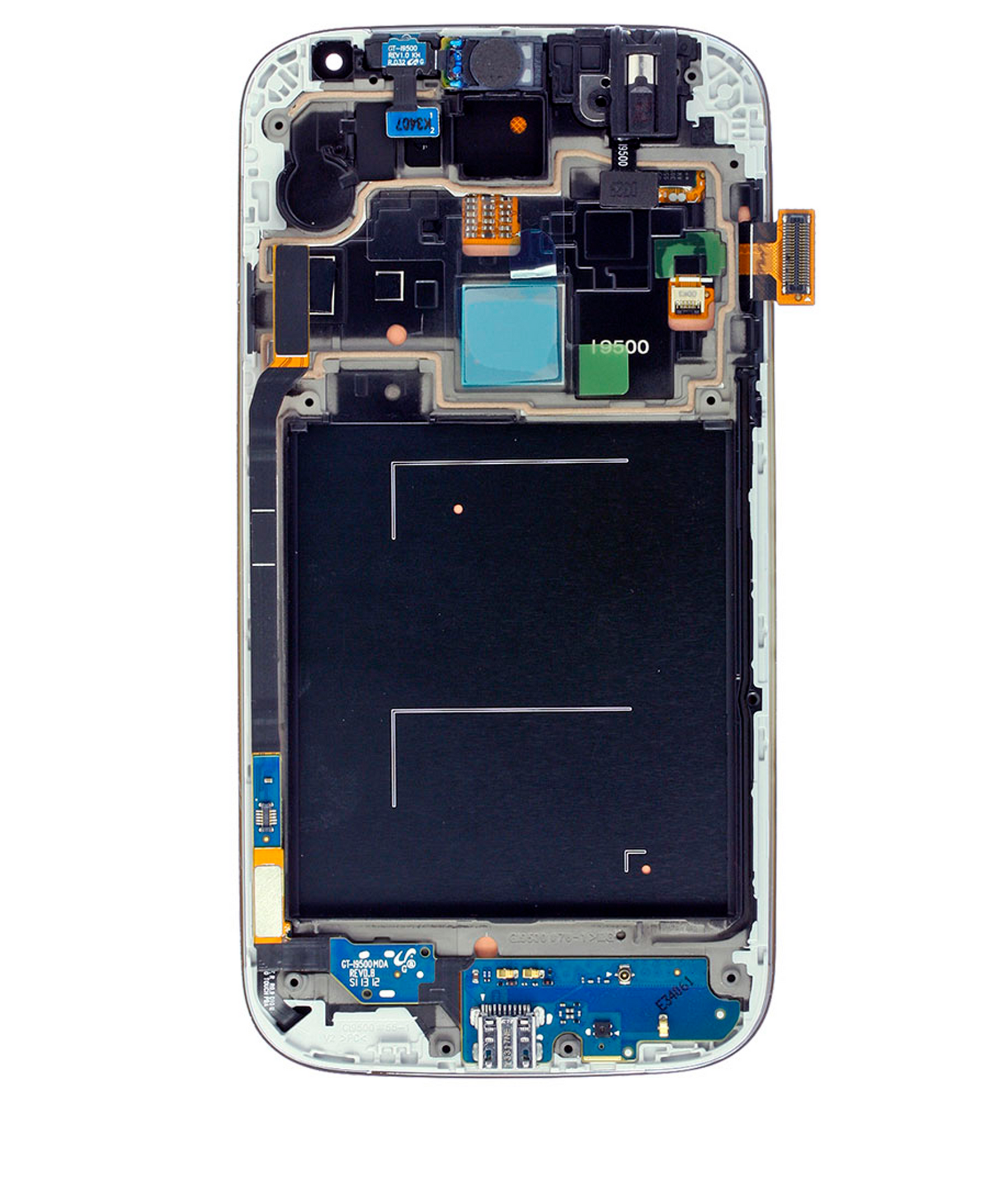 Replacement OLED Assembly With Frame Compatible For Samsung Galaxy S4 (i9500) (International Version) (Refurbished) (Black)