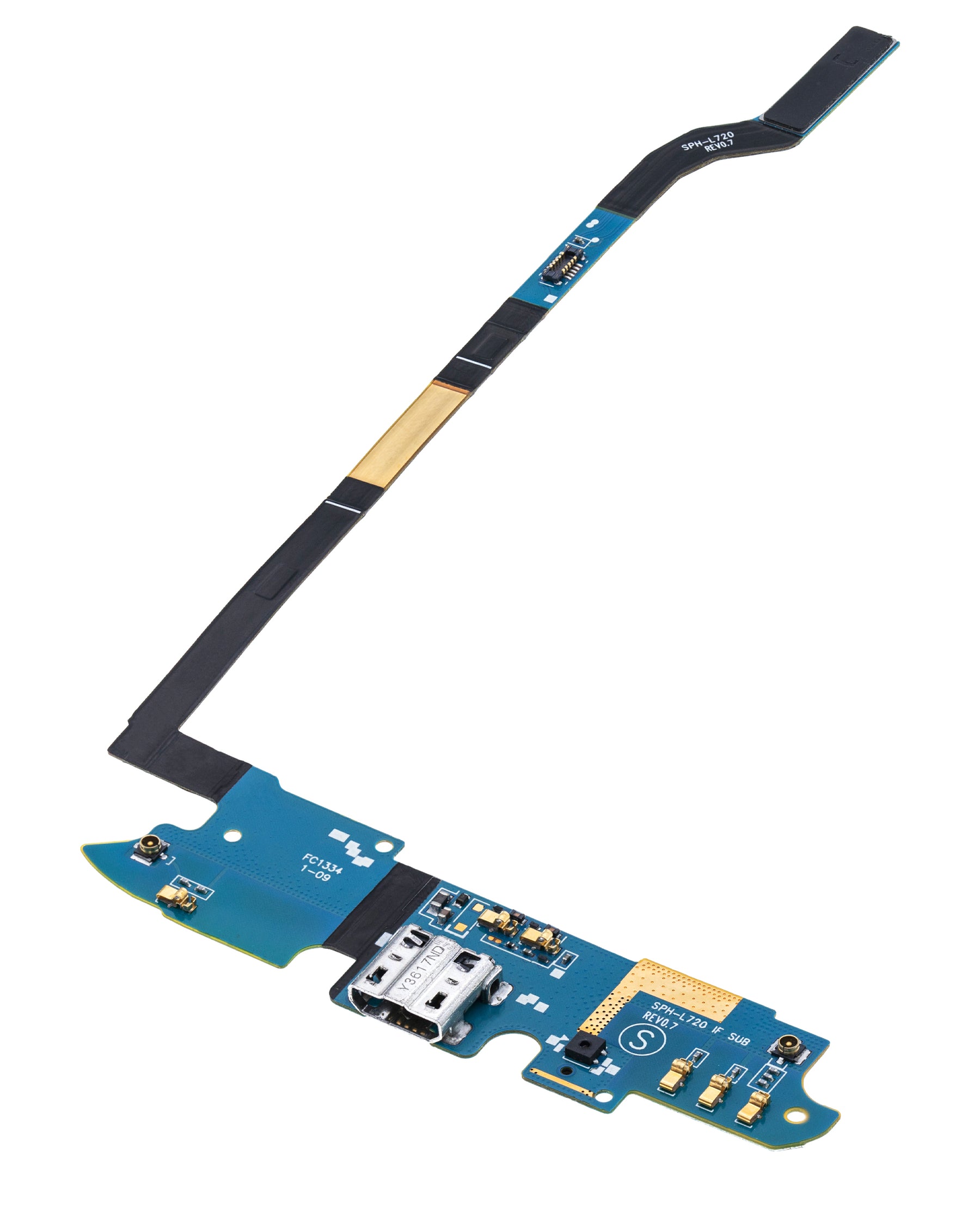 Replacement Charging Port Flex Cable Compatible For Samsung Galaxy S4 (L720T / i9505) (Sprint GSM / International)