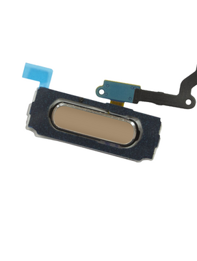 Replacement Home Button With Flex Cable Compatible For Samsung Galaxy S5 (Gold)