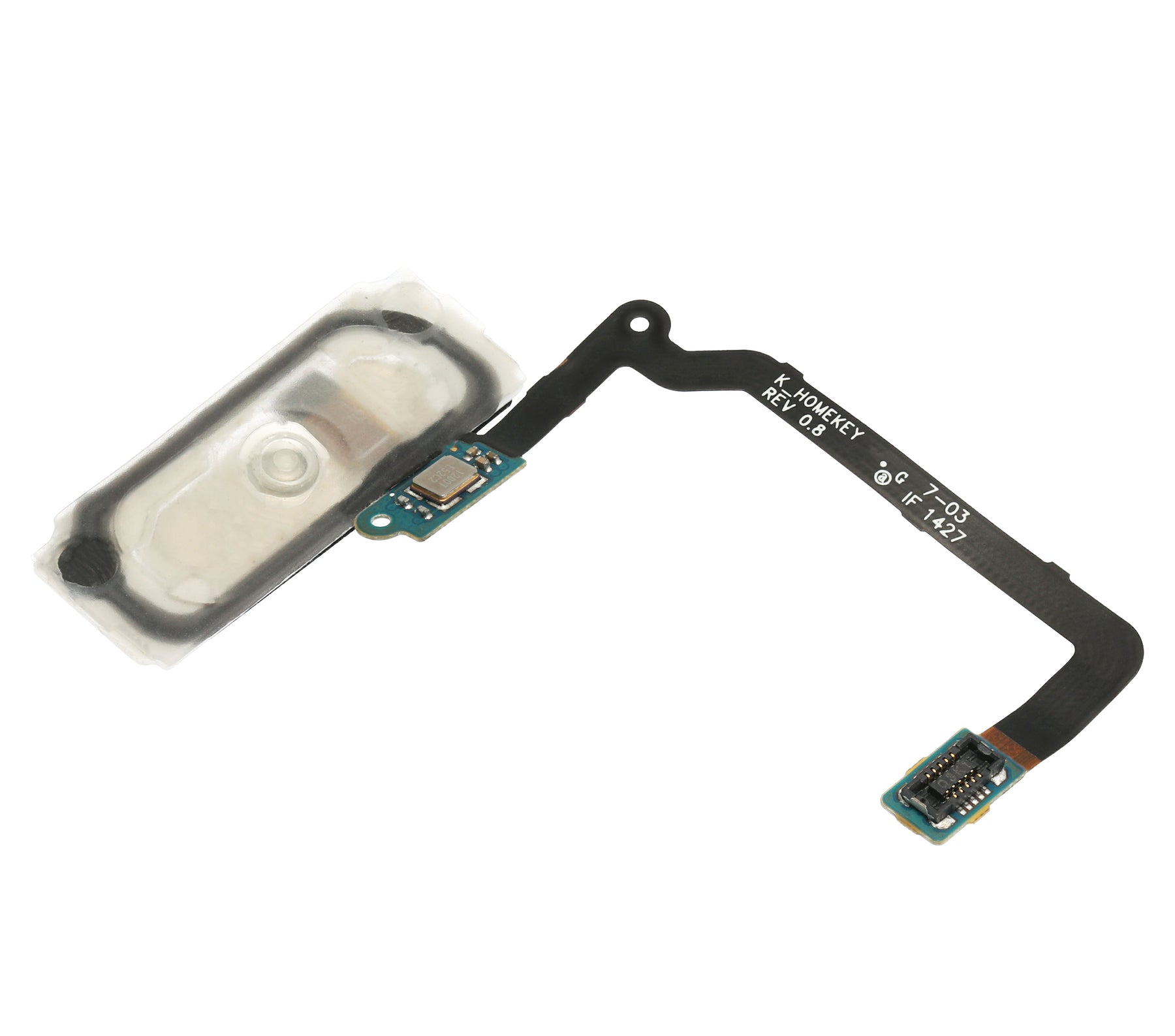 Replacement Home Button With Flex Cable Compatible For Samsung Galaxy S5 (Black)