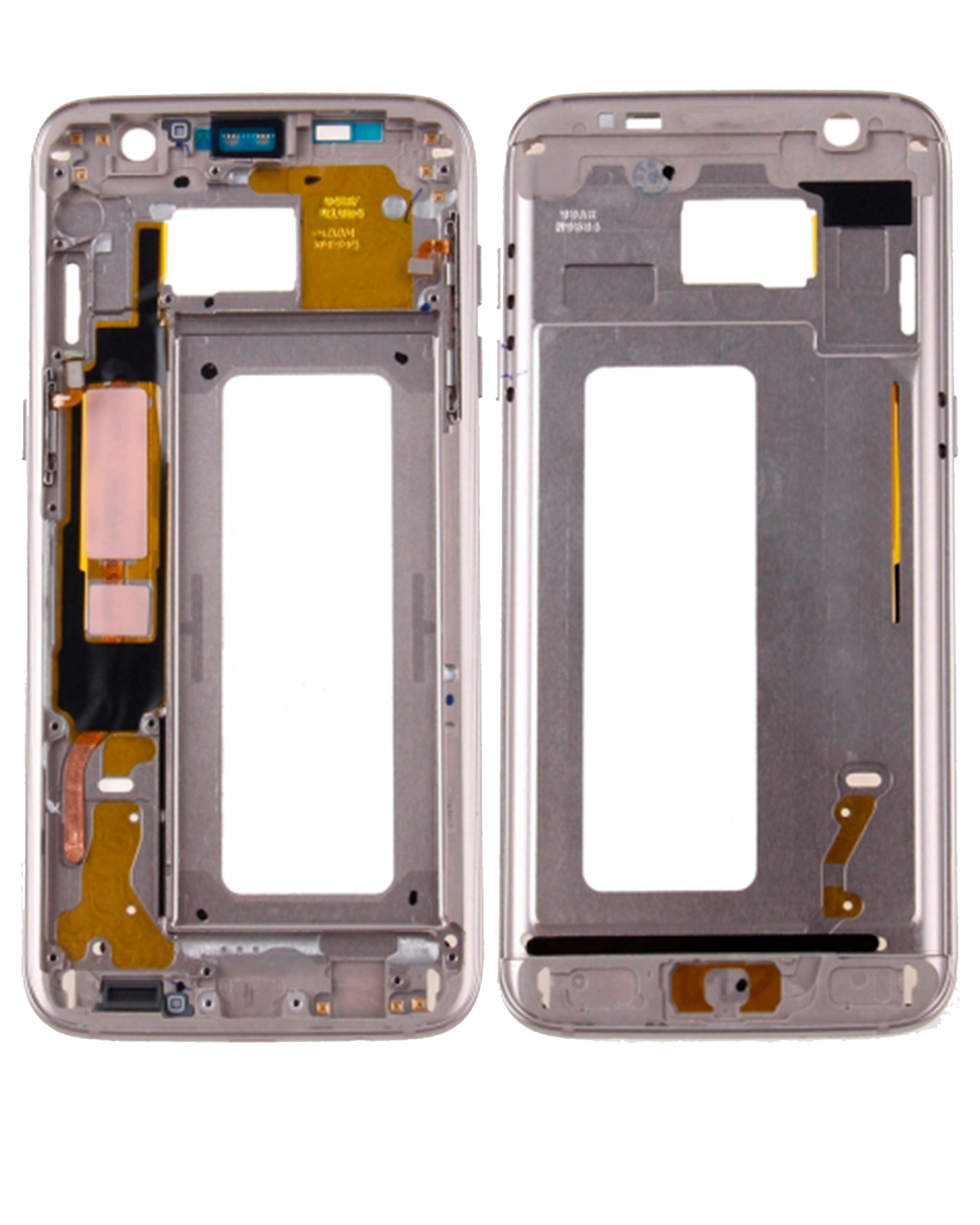 Replacement Mid-Frame Housing Compatible For Samsung Galaxy S7 (With Small Parts) (Gold)