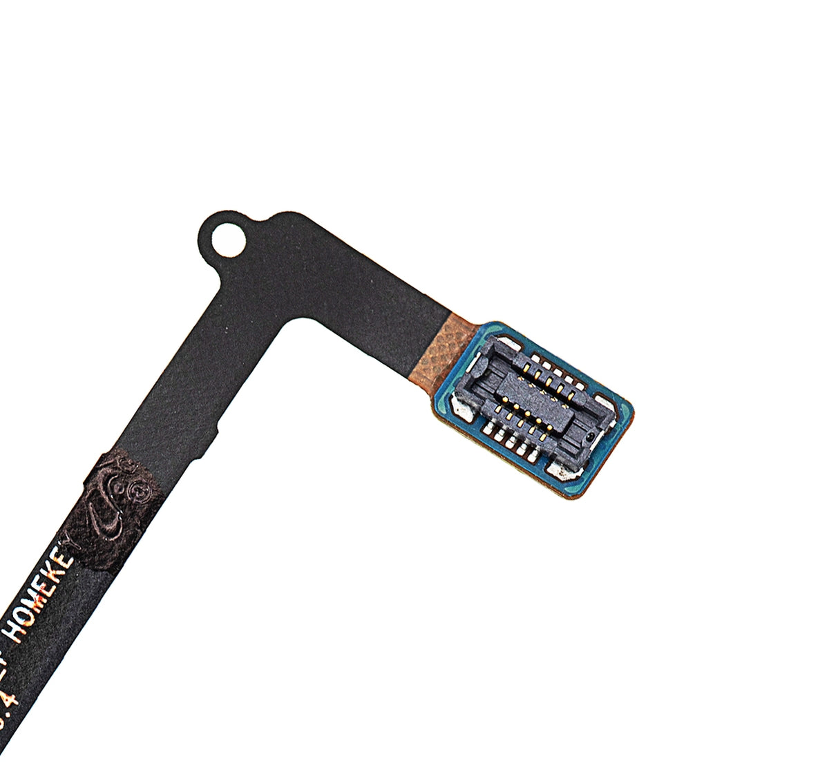 Home Button With Flex Compatible For Samsung Galaxy S6 Replacement (White)