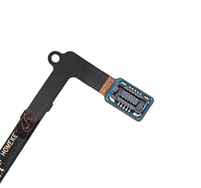 Home Button With Flex Compatible For Samsung Galaxy S6 Replacement (White)