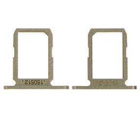 Replacement Sim Card Tray Compatible For Samsung Galaxy S6 (Gold)