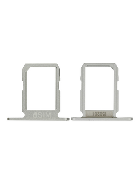 Replacement Sim Card Tray Compatible For Samsung Galaxy S6 (Silver)