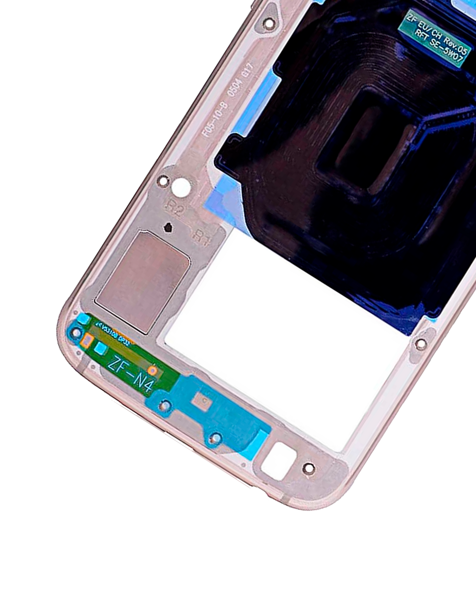 Replacement Mid-Frame Housing Compatible For Samsung Galaxy S6 (With Small Parts) (Gold)