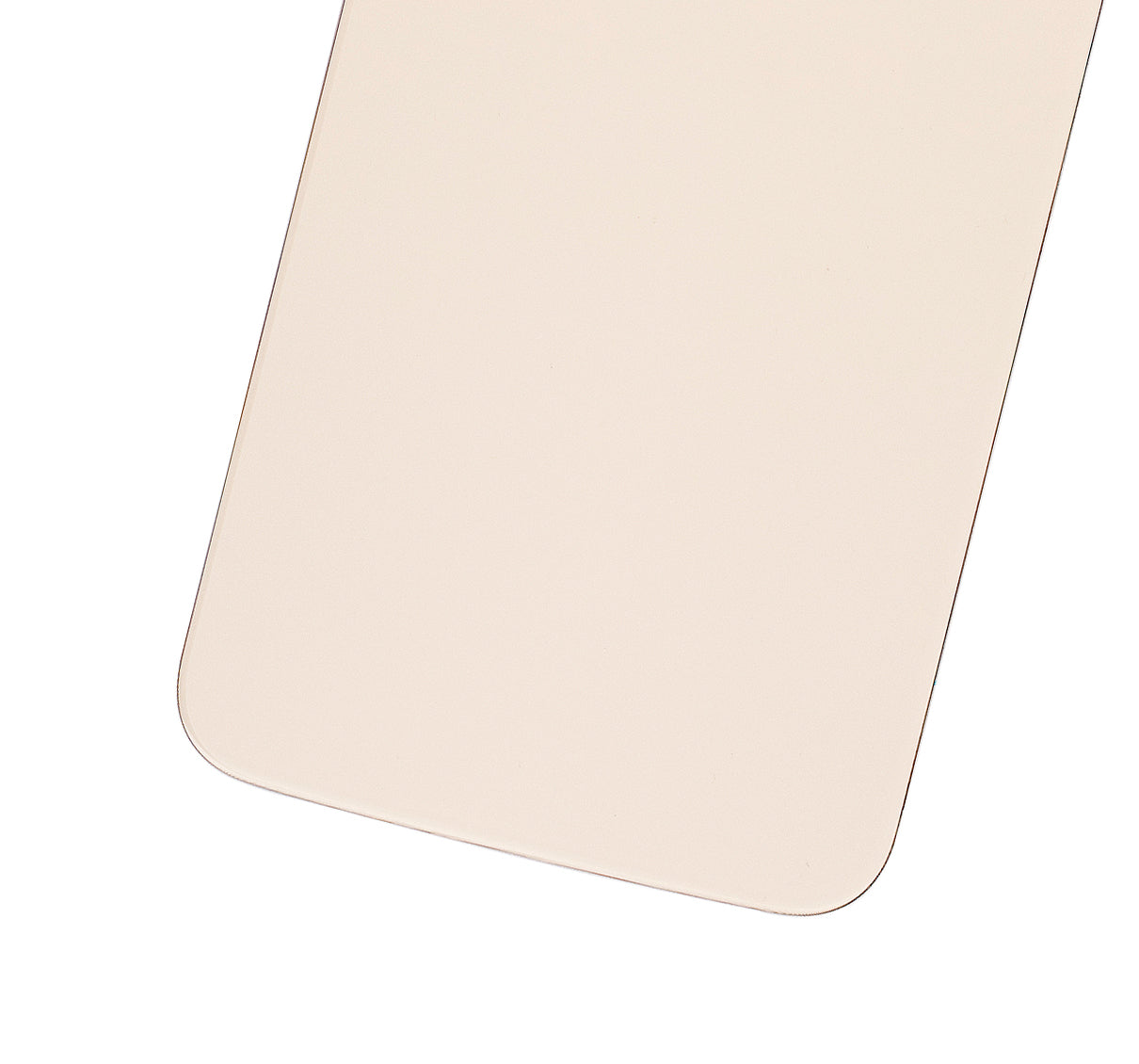 Replacement Back Cover Glass Compatible For Samsung Galaxy S6 (No Logo) (Vemake) (Gold)