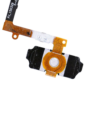 Replacement Home Button With Flex Cable Compatible For Samsung Galaxy S6 Edge (White)