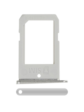 Replacement Sim Card Tray Compatible For Samsung Galaxy S6 Edge (Silver)