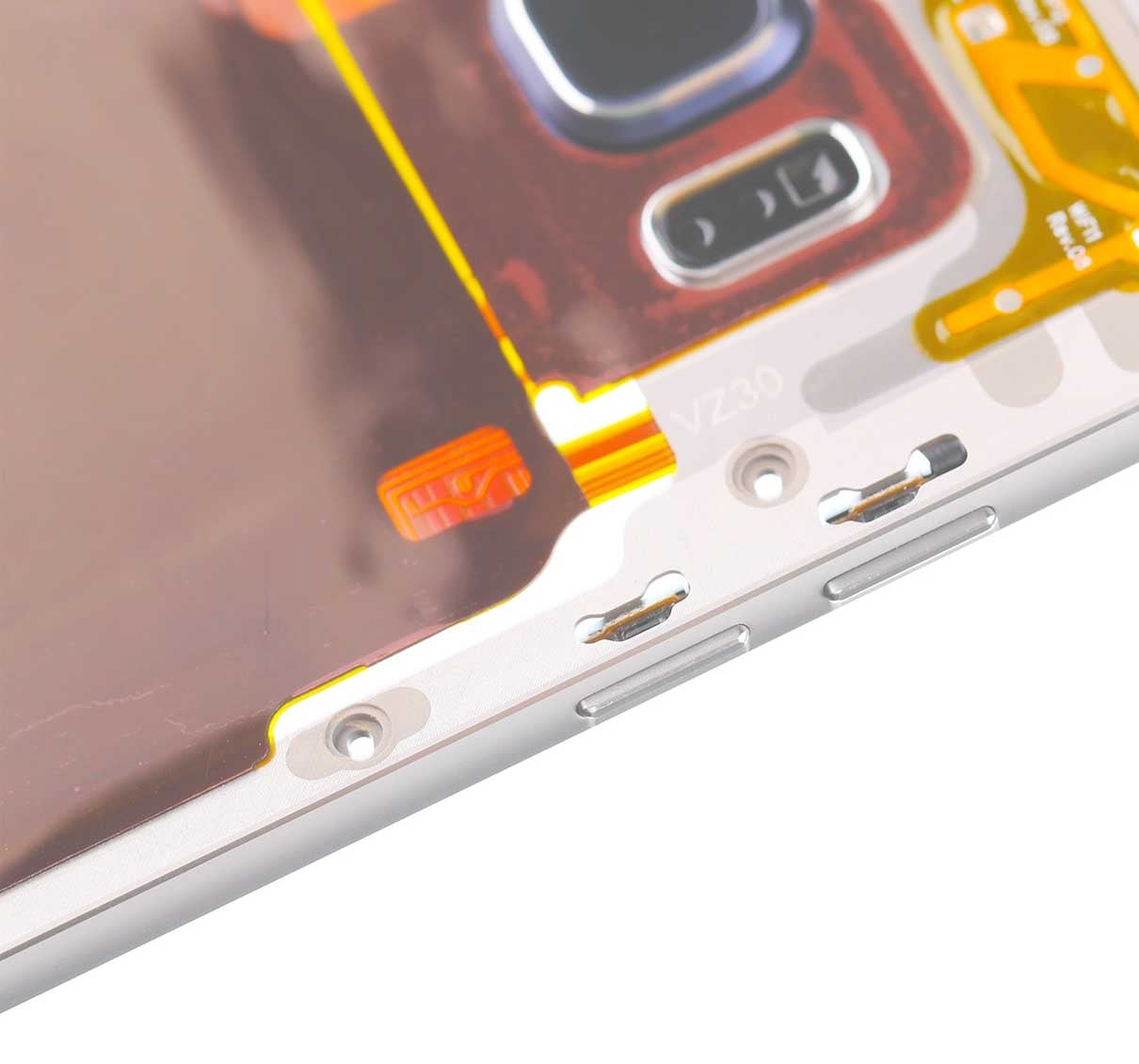 Replacement Mid-Frame Housing Compatible For Samsung Galaxy S6 Edge (Silver)