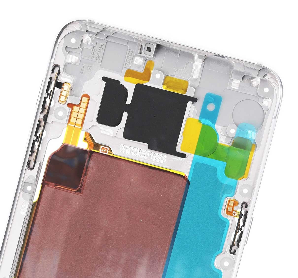 Replacement Mid-Frame Housing Compatible For Samsung Galaxy S6 Edge (Silver)