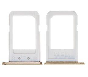 Replacement Sim Card Tray Compatible For Samsung Galaxy S6 Edge Plus (Gold Platinum)