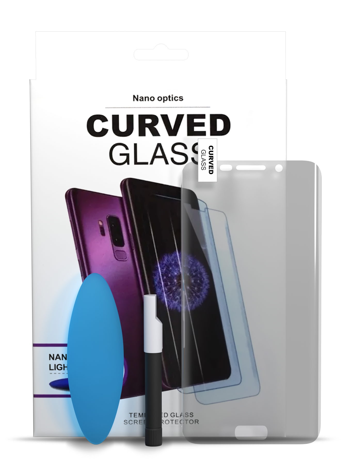 Replacement UV Tempered Glass With Glue Compatible For Samsung Galaxy S6 Edge (Case Friendly)