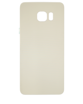 Back Cover Glass Compatible For Samsung Galaxy S6 Edge Plus Replacement (No Logo) (Vemake) (Gold Platinum)