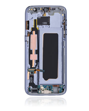 Replacement OLED Assembly With Frame Compatible For Samsung Galaxy S7 (Refurbished) (All US Models) (Black Onyx)