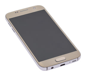 Replacement OLED Assembly With Frame Compatible For Samsung Galaxy S7 (Refurbished) (All US Models) (Gold Platinum)