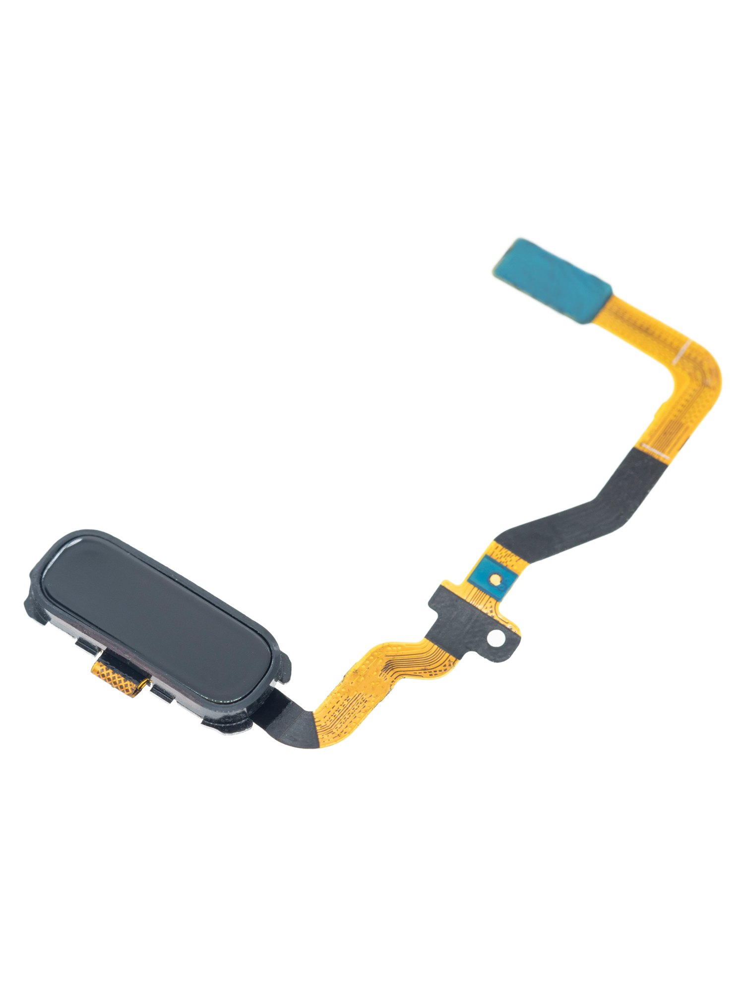 Home Button With Flex Compatible For Samsung Galaxy S7 Replacement (Black Onyx)