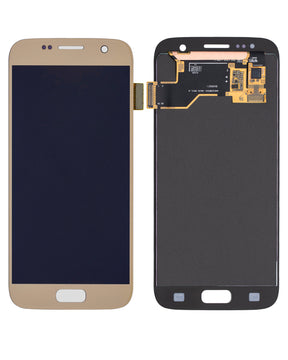 Replacement OLED Assembly Without Frame Compatible For Samsung Galaxy S7 (Refurbished) (Gold Platinum)