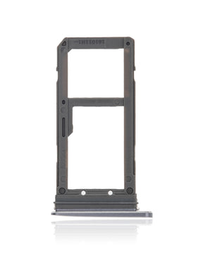 Single Sim Card Tray Compatible For Samsung Galaxy S7 Replacement (Black Onyx)