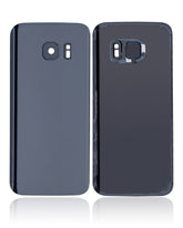 Back Cover Glass With Camera Lens Compatible For Samsung Galaxy S7 Replacement  (No Logo) (Vemake) (Black Onyx)