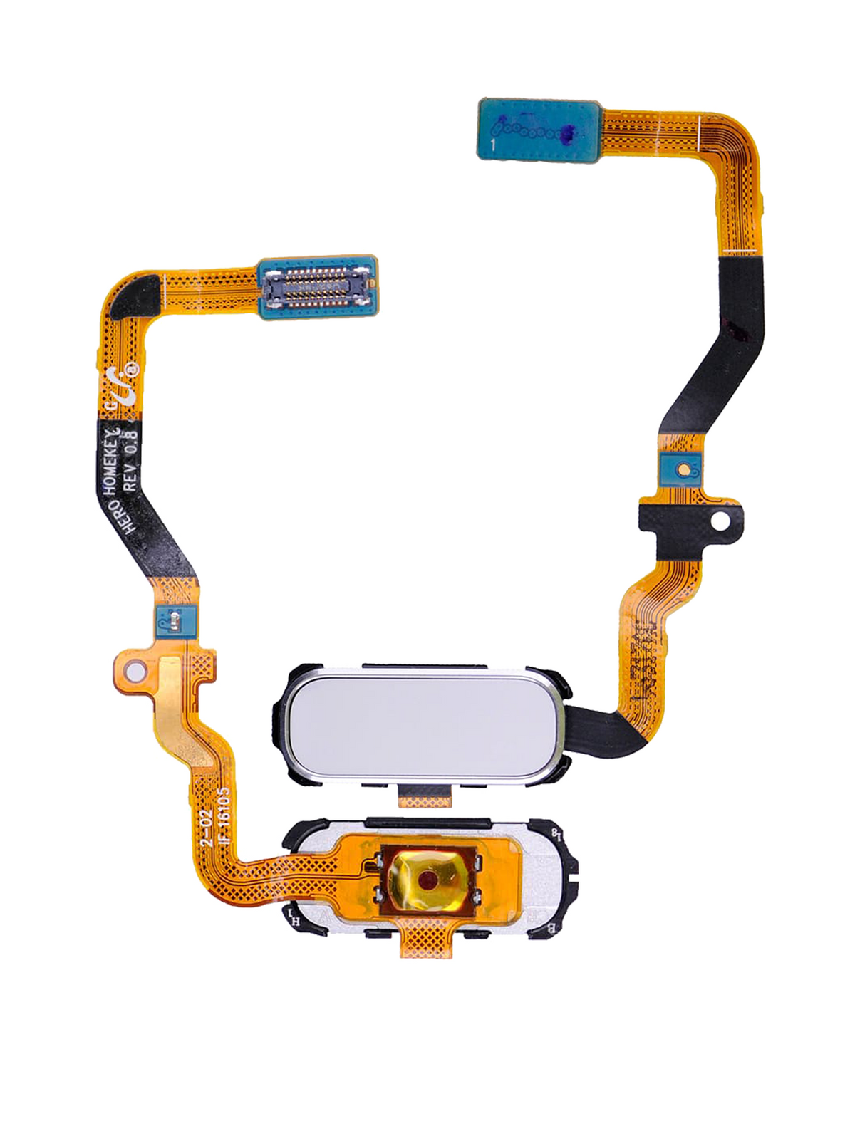 Home Button Flex Cable Compatible For Samsung Galaxy S7 Replacement  (White)