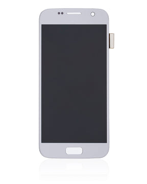 Replacement OLED Assembly Without Frame Compatible For Samsung Galaxy S7 (Refurbished) (Silver Titanium)