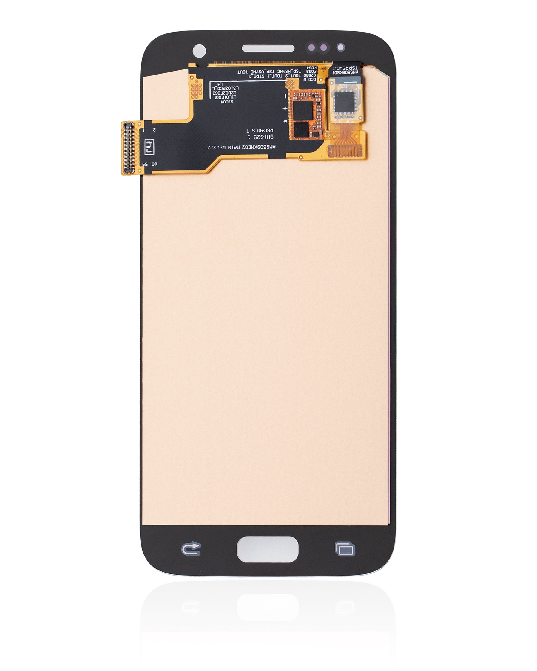 Replacement OLED Assembly Without Frame Compatible For Samsung Galaxy S7 (Refurbished) (Silver Titanium)